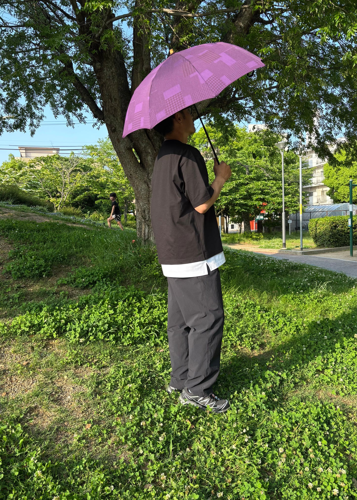 新作✳︎メンズ播州織日傘✳︎折りたたみ✳︎日本製✳︎国内送料込