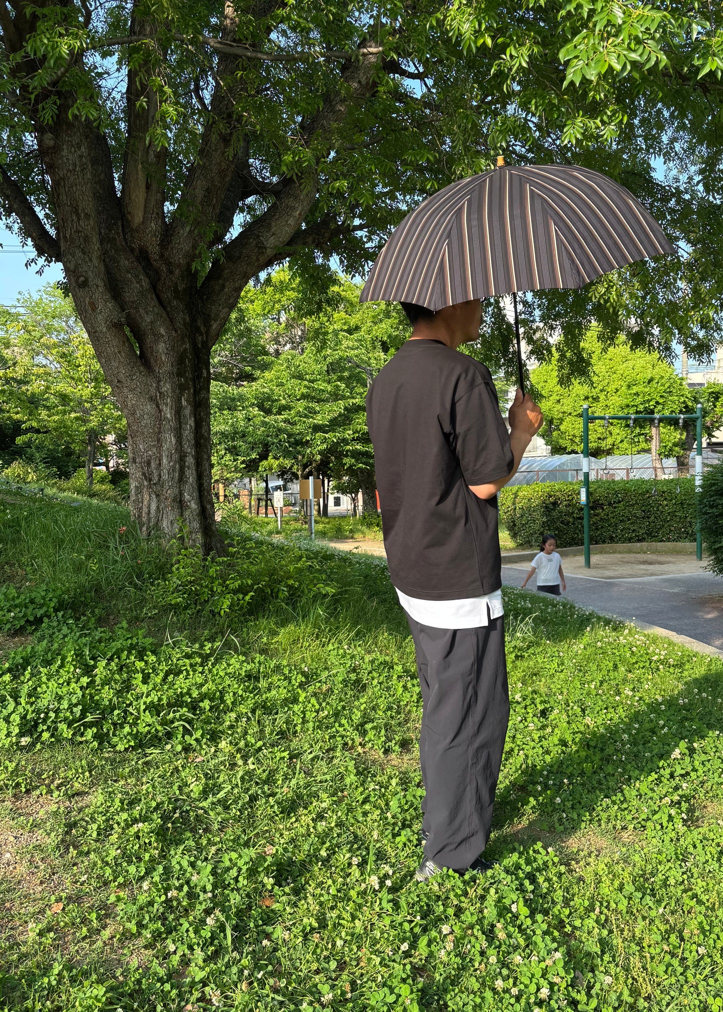 新作✳︎メンズ播州織日傘✳︎折りたたみ✳︎日本製✳︎国内送料込