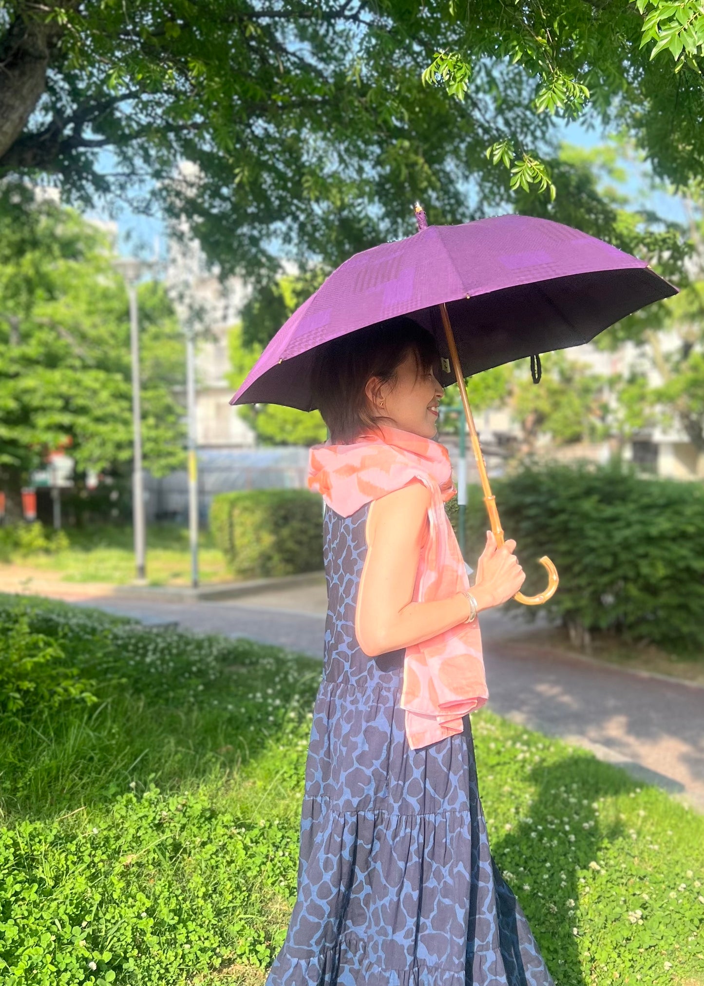 新作✳︎播州織日傘✳︎日本製✳︎国内送料込