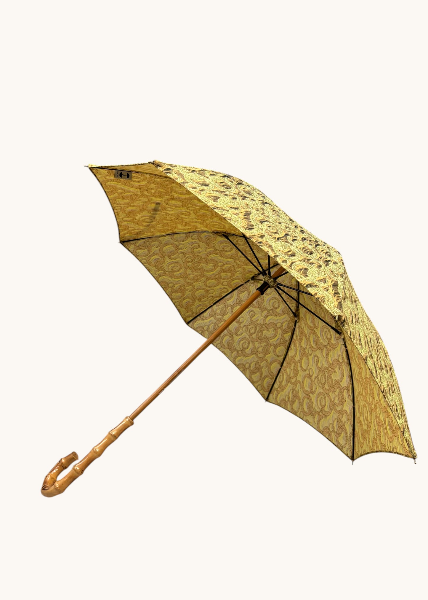 HiraTen 播州織日傘 「クラッシュシリーズ／ペイズリーゴールド」