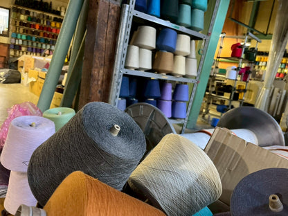 播州織✖️フェイクラビット⭐️1点ものマフラー⭐️クリスマスプレゼント⭐️通すだけで上品。冬の首元に大人の余裕を