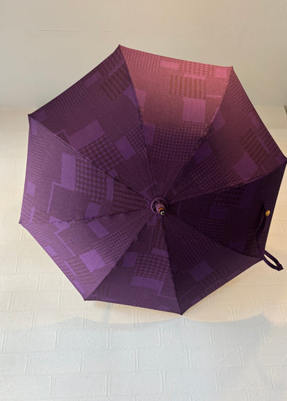 HiraTen 播州織日傘「パッチワークシリーズ／すみれ色」