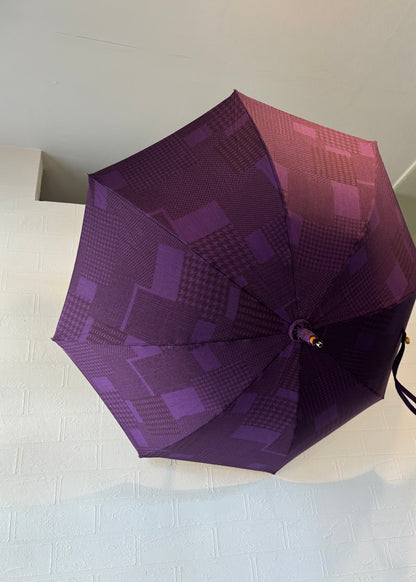 HiraTen 播州織日傘「パッチワークシリーズ／すみれ色」