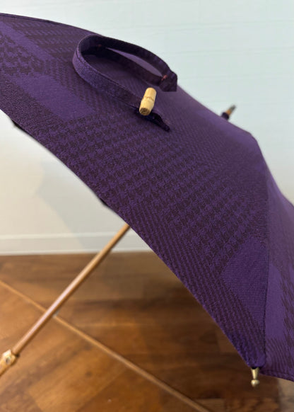 HiraTen 播州織日傘「パッチワークシリーズ／すみれ色」