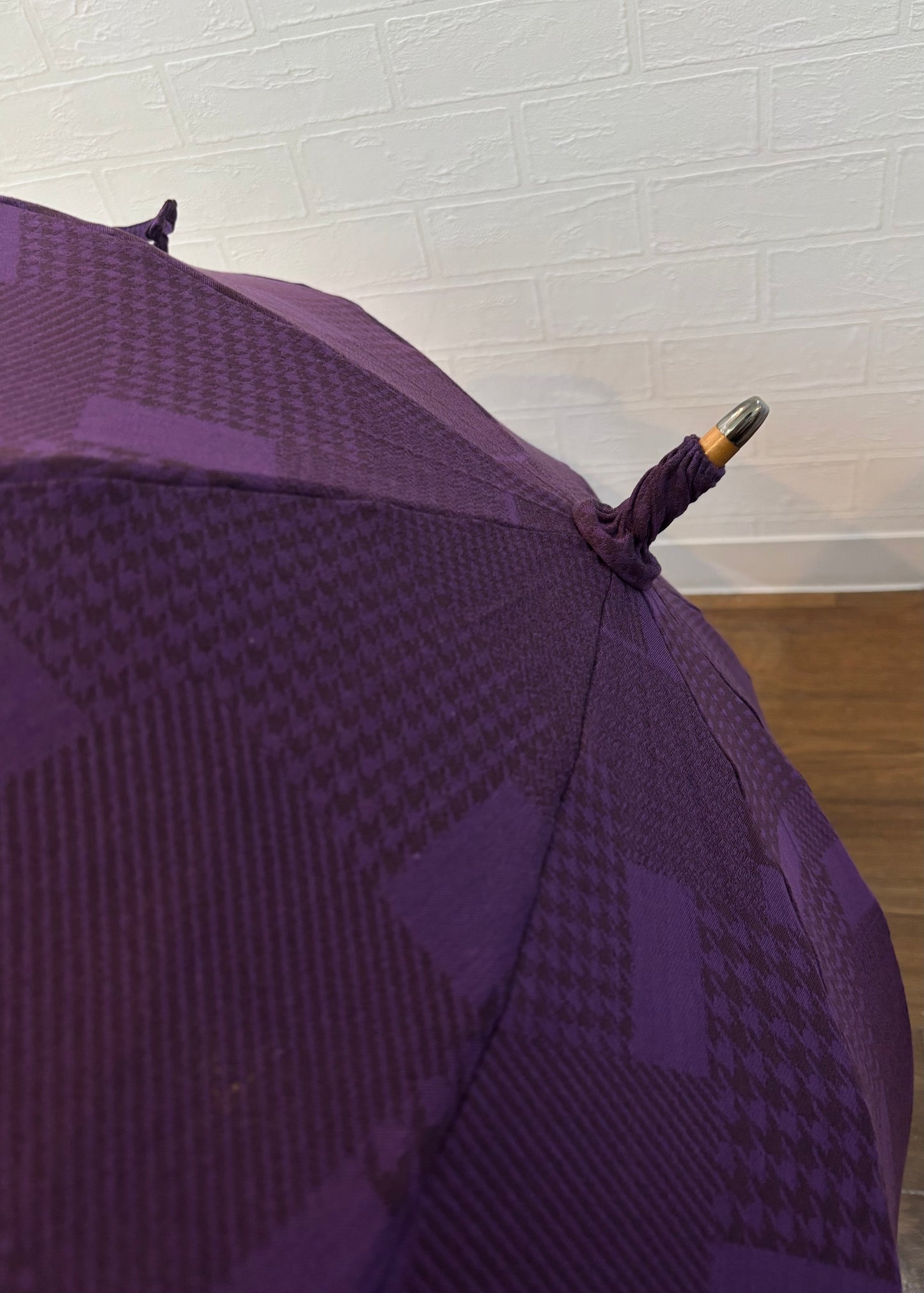 HiraTen 播州織日傘「パッチワークシリーズ／すみれ色」