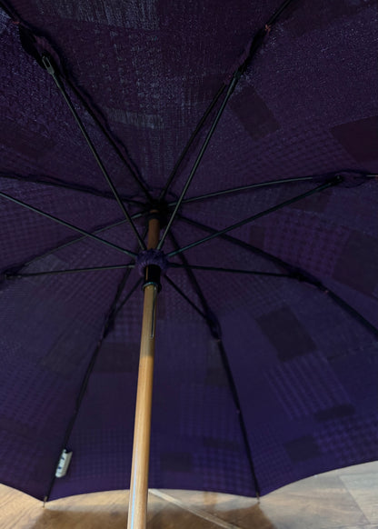 HiraTen 播州織日傘「パッチワークシリーズ／すみれ色」