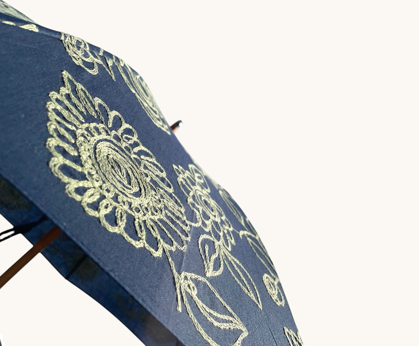 HiraTen 国産刺繍日傘「夜のお散歩」　※在庫限り