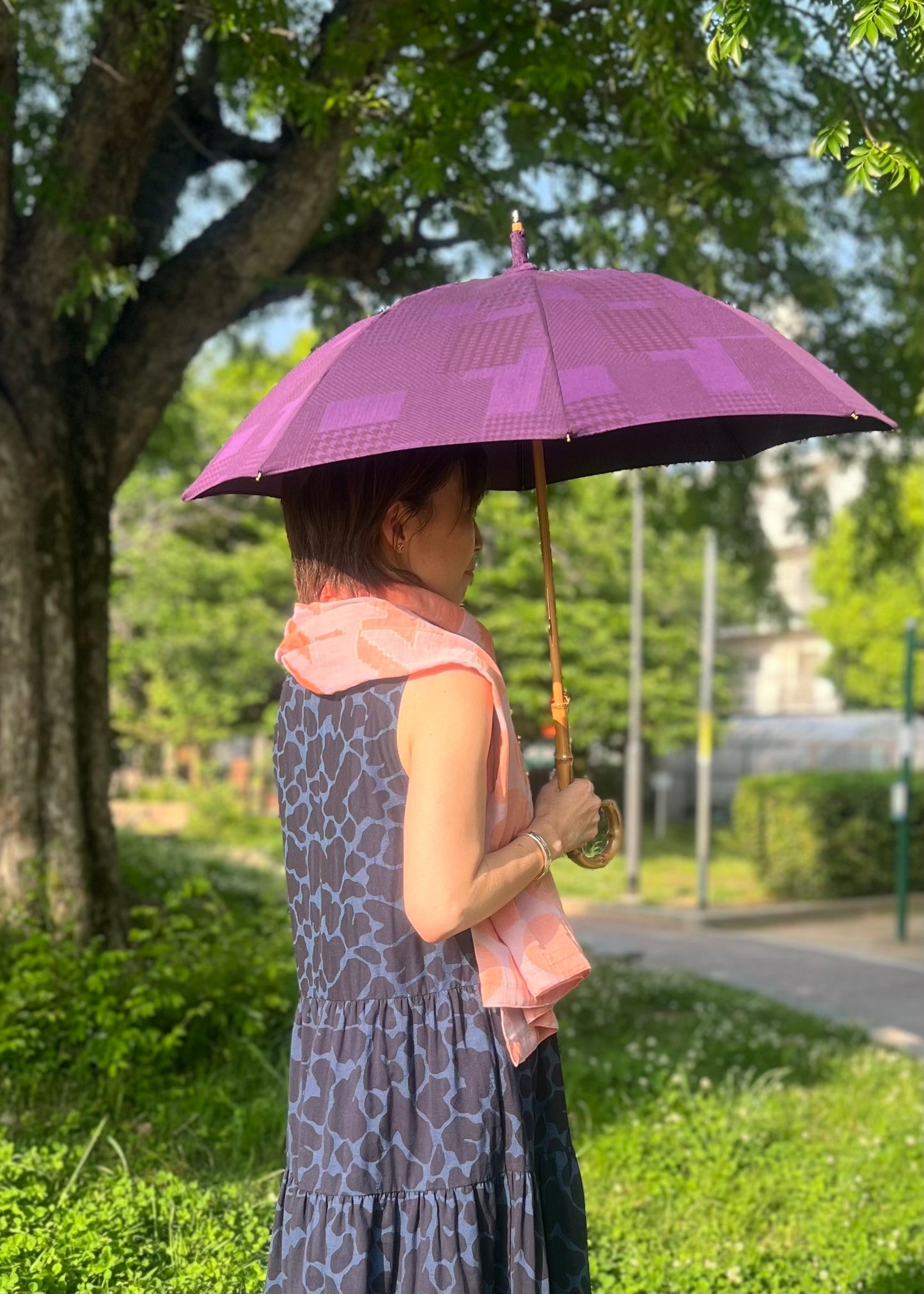 新作✳︎播州織日傘✳︎日本製✳︎国内送料込