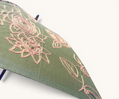 HiraTen 国産刺繍日傘「高原のお花畑」　※在庫限り